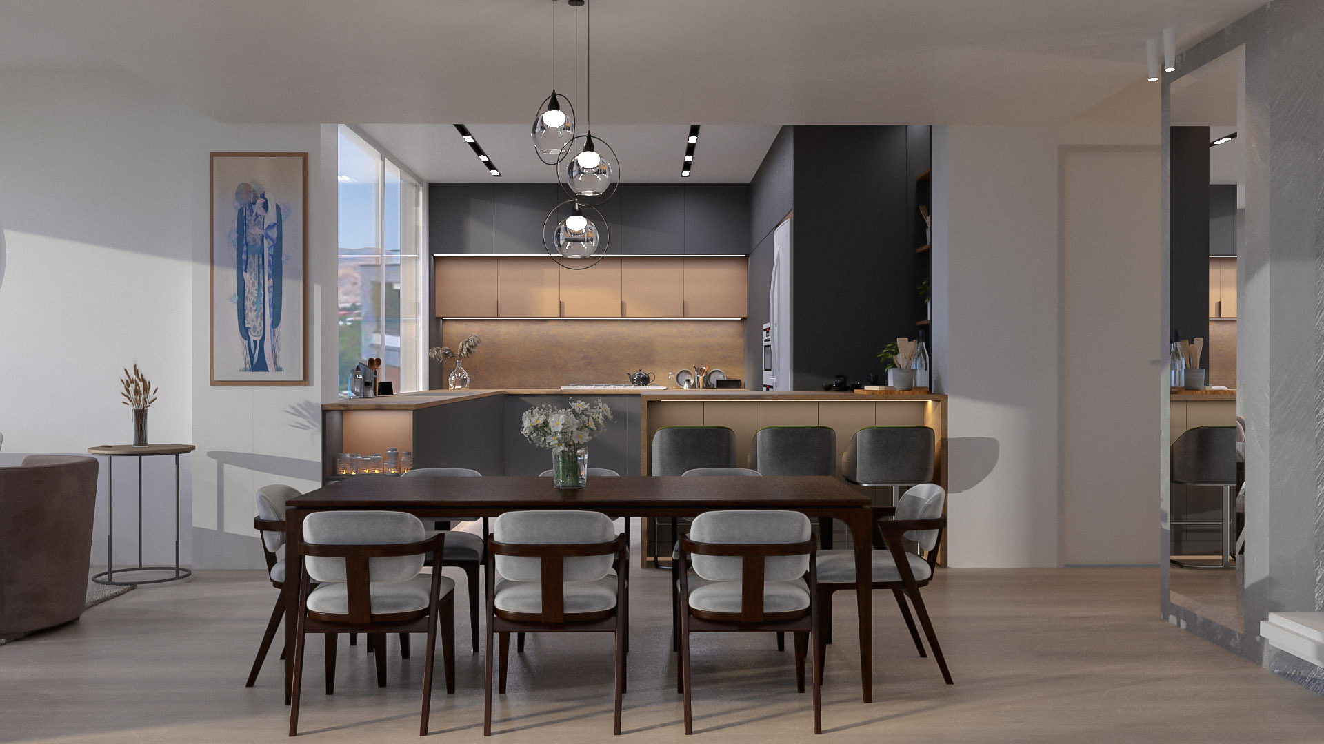Interior visualization by Kasra Shafieezadeh