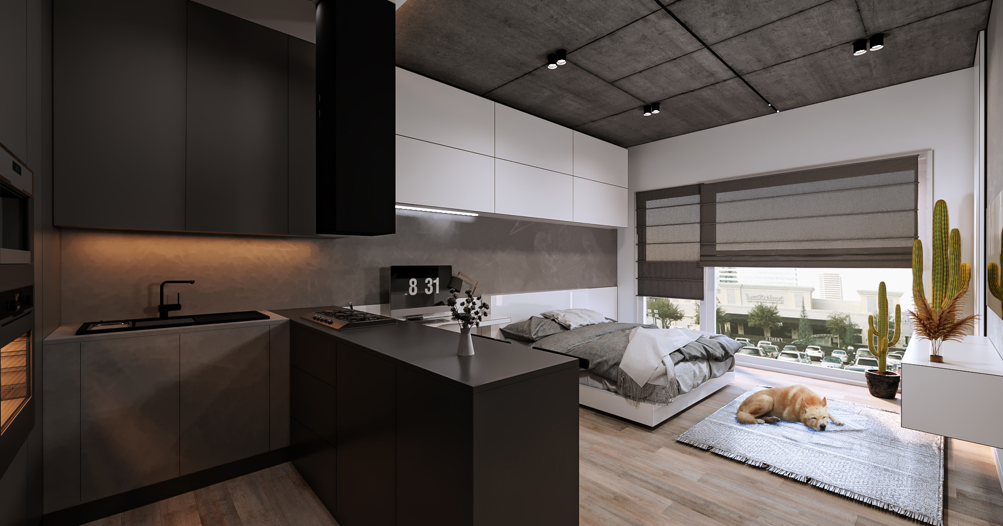 Interior visualization by Kasra Shafieezadeh
