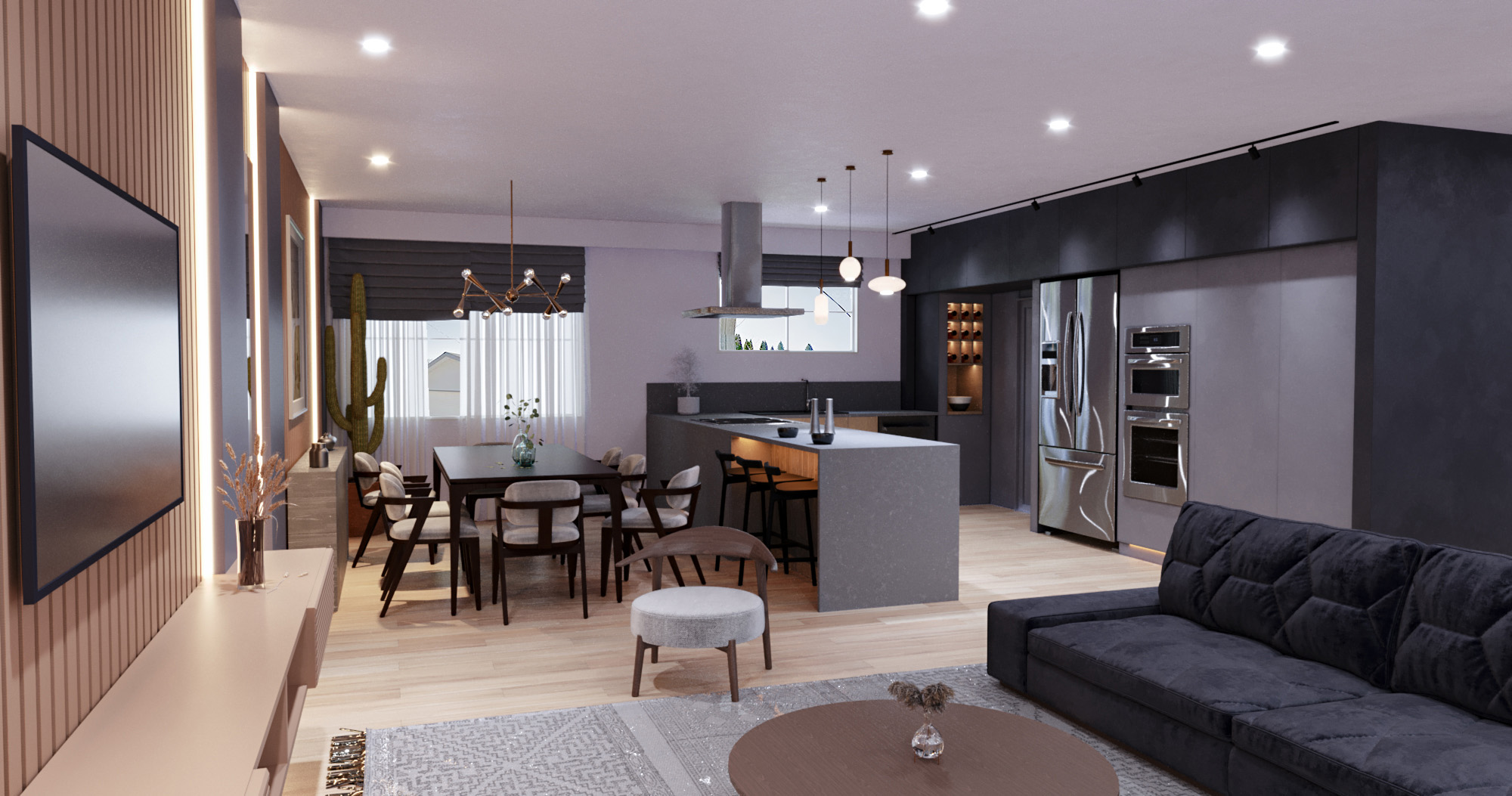 Interior visualization by Kasra Shafieezadeh