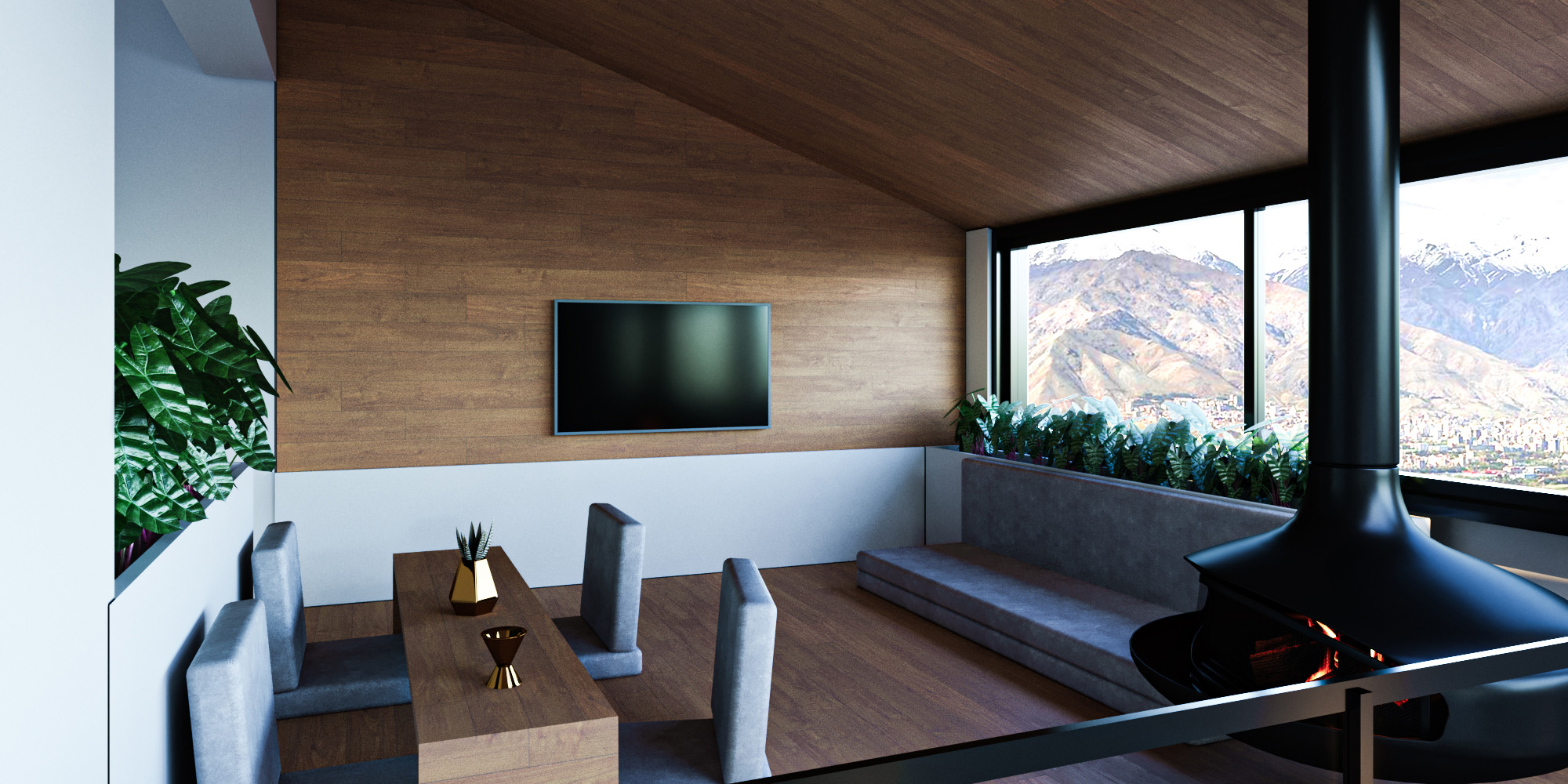 Interior visualization by Kasra Shafieezadeh