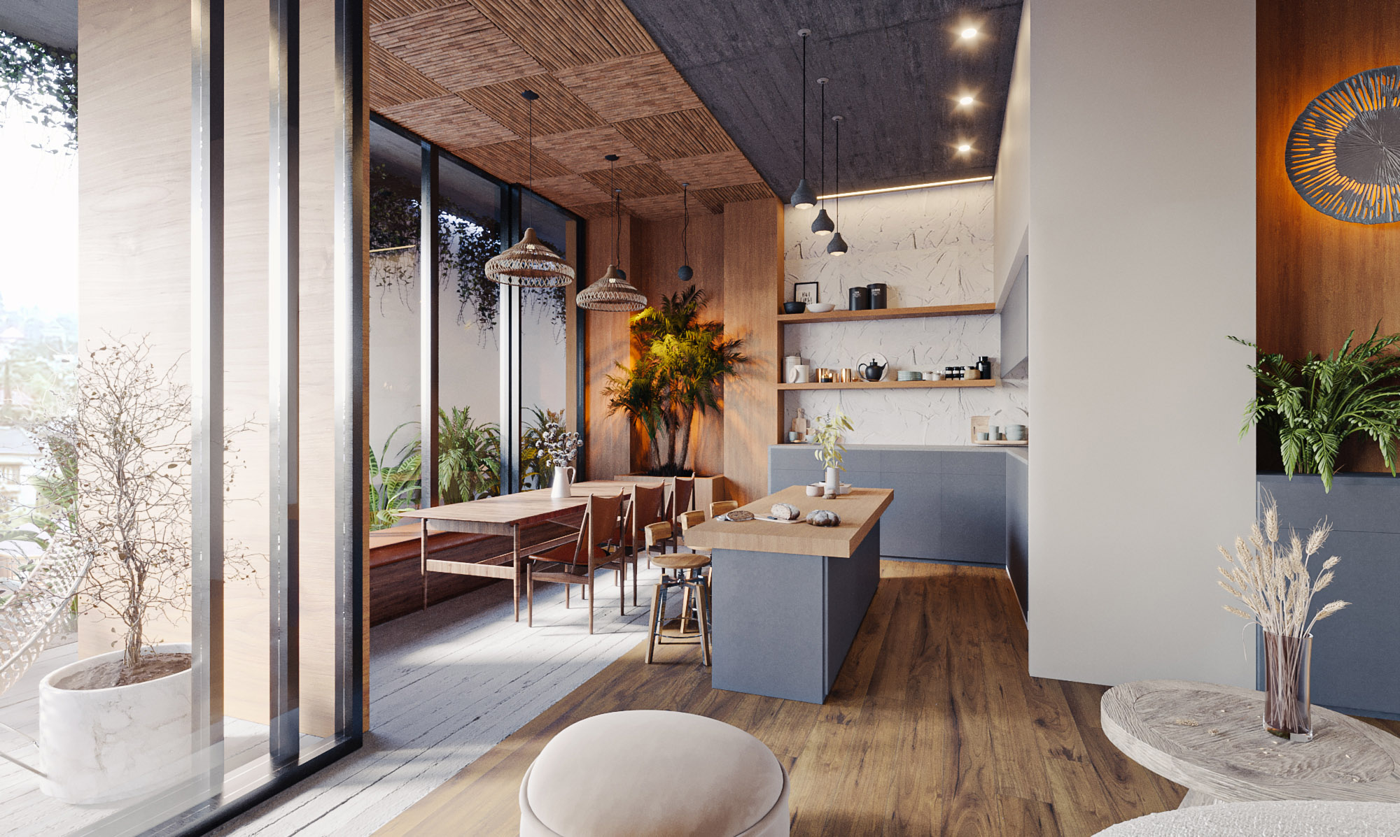 Interior visualization by Kasra Shafieezadeh