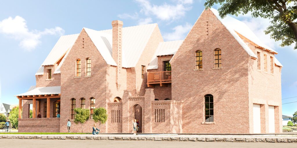 Red Brick House, Exterior Visualization