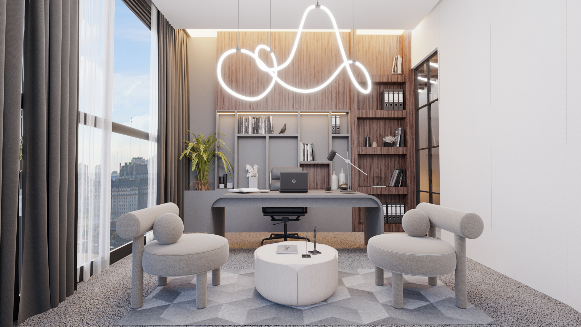 Interior visualization by Kasra Shafieezadeh
