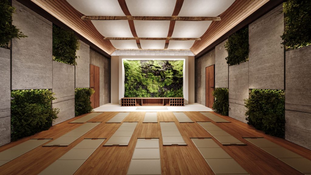 Yoga Academy with Living Green Walls